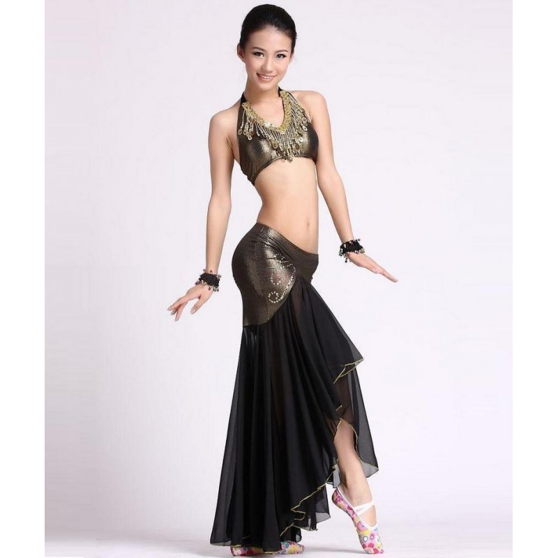 Costume de danse orientale noir pas cher