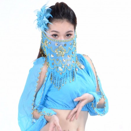 Voile de danse orientale en soie