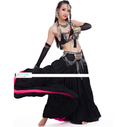 Costume nero e rosa tribale...